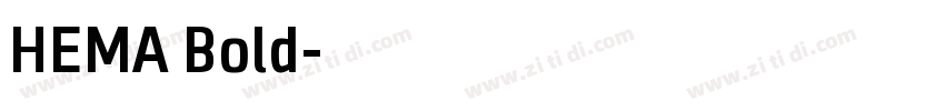 HEMA Bold字体转换